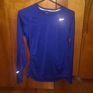 Long sleeve nike running shirt